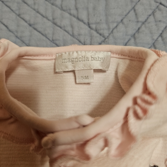 Magnolia Baby Girl's Emb Sweet Safari Ruffled Converter Gown Small - Picture 5 of 6